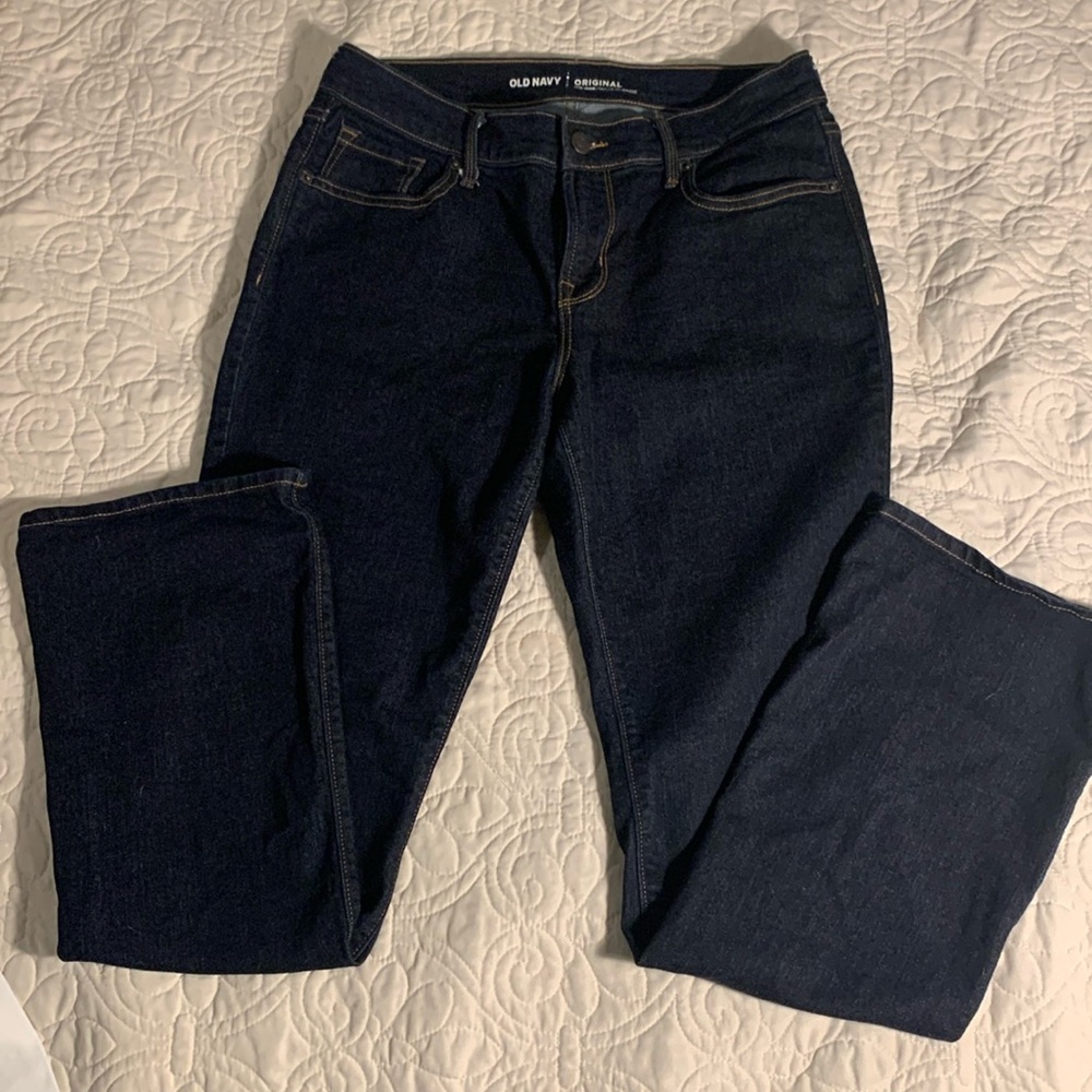 Old Navyboot cut dark denim jeans size 6S New